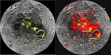 NASA Finds Evidence for Water Ice at Mercury's Poles