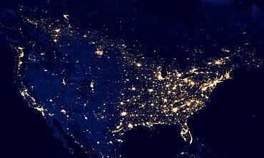 United States at Night, 2012