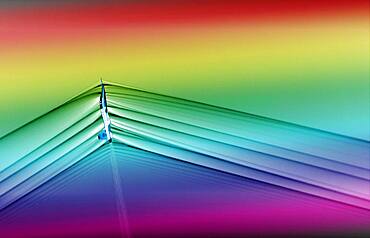 Supersonic Aircraft Shockwaves, Schlieren Image