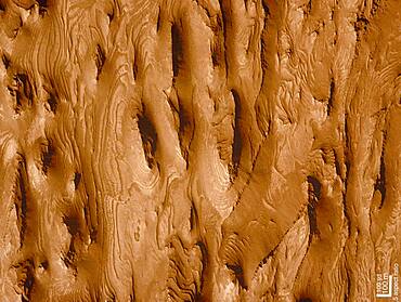 Layered Outcrops on Mars