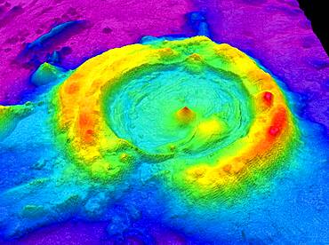 Volcano O, Lau Basin, Sonar Image