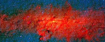 Galactic Center, Milky Way, Infrared Image