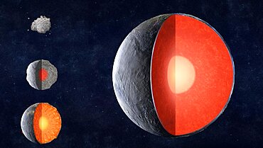 Formation of Rocky Planets, Illustration