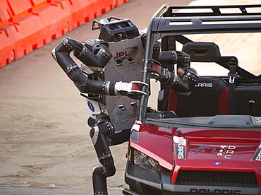 RoboSimian Exits Vehicle