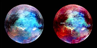 Saturn's Moon, Titan, Circular Feature at Xanadu