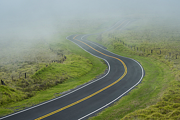 Saddle Road near Waikii, Big Island of Hawaii.