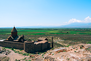 Khor Virap and Mount Ararat, Ararat, Armenia (Hayastan), Caucasus, Central Asia, Asia