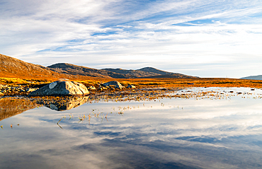 Reflections, Isle of Lewis, Outer Hebrides, Scotland, United Kingdom, Europe