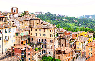 Views of Perugia, Umbria, Italy