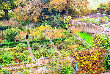 Sissinghurst Castle Garden in autumn, Kent, England