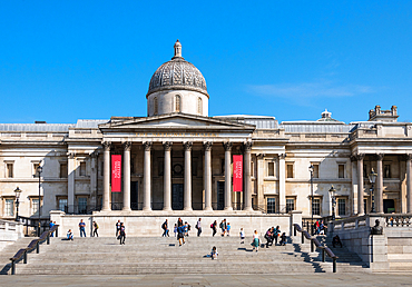 The National Gallery, Trafalgar Square, London England