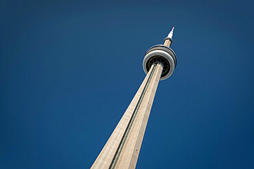 The CN Tower from below, Toronto, Ontario, Canada, North America