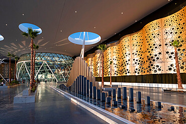 Interior of Marrakesh Menara Airport, Marrakesh, Marrakesh Safi region, Morocco, North Africa, Africa