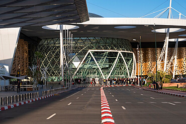 Exterior of Marrakesh Menara Airport, Marrakesh, Marrakesh Safi region, Morocco, North Africa, Africa