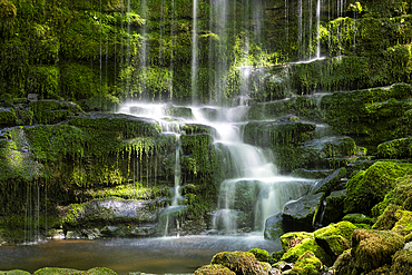 Scaleber Force Waterfall, near Settle, Yorkshire Dales National Park, Yorkshire, England, United Kingdom, Europe