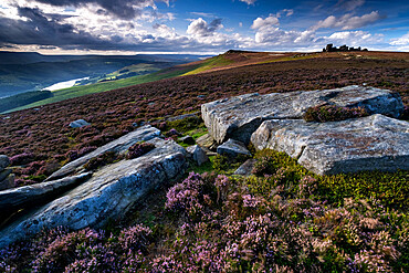 The Wheelstones and White Tor, Derwent Edge, Peak District National Park, Derbyshire, England, United Kingdom, Europe