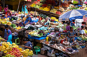 Panjim Fruit and Vegetable Market, Panjim City (Panaji), Goa, India, Asia