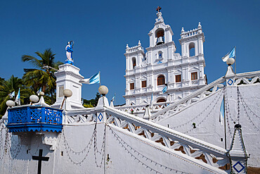 The Church of Our Lady of the Immaculate Conception, UNESCO World Heritage Site, Panjim City (Panaji), Goa, India, Asia