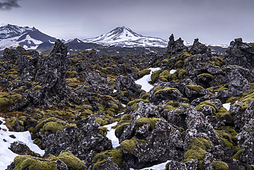 Bjarnarhofn Lava Field, Snaefellsnes Peninsula, Iceland