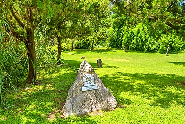 The Convict Cemetery, containing graves of 19th century convicts transported from UK, 13 marked, Sandys, Bermuda, Atlantic, North America