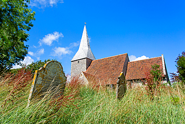 St. Michael and All Angels Church, featuring famous paintings by Bloomsbury artists Duncan Grant and Vanessa and Quentin Bell, Berwick, East Sussex, England, United Kingdom, Europe