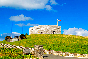 Fort St. Catherine, built in 1612, in service until the 20th century, now a museum, UNESCO World Heritage Site, St. George's Island, Bermuda, North Atlantic, North America