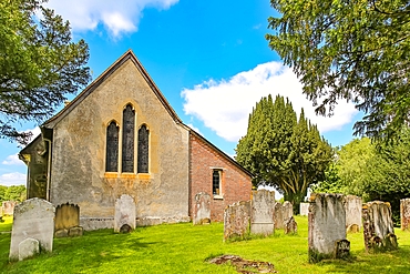 The Grade I listed St. Thomas a Becket Church, a redundant Anglican church, in Capel, near Tunbridge Wells, Kent, England, United Kingdom, Europe