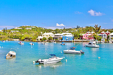 Hamilton Harbour, Hamilton, Bermuda, Atlantic, Central America