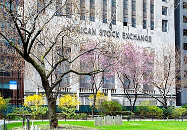 The American Stock Exchange Building, built in 1921, on Greenwich Street, Manhattan, New York City, United States of America, North America