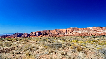 Snow Canyon State Park, opened in 1962, location for films including Butch Cassidy and the Sundance Kid, near St. George, Utah, United States of America, North America