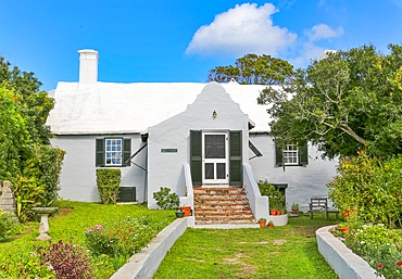 The Old Rectory, St George, Bermuda. One of the island's oldest and most historic buildings, it was built in 1699. It forms part of the St George UNESCO World Heritage Site and is in the care of the Bermuda National Trust.