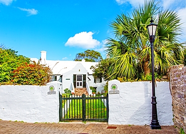 The Old Rectory, St George, Bermuda. One of the island's oldest and most historic buildings, it was built in 1699. It forms part of the St George UNESCO World Heritage Site and is in the care of the Bermuda National Trust.