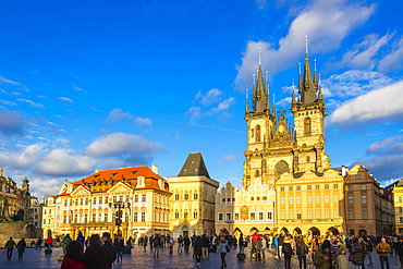 Church of Our Lady Before Tyn on Old Town Square, UNESCO World Heritage Site, Old Town, Prague, Czech Republic (Czechia), Europe