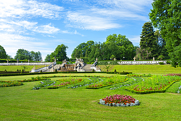 Zamecky Park (The Castle Garden), Cesky Krumlov, South Bohemian Region, Czech Republic (Czechia), Europe