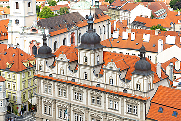 Malostranska beseda, Malostranske namesti square, Lesser Town, UNESCO World Heritage Site, Prague, Bohemia, Czech Republic (Czechia), Europe