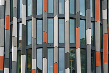 Detail of modern administrative building Main Point Karlin, Karlin, Prague, Czech Republic (Czechia), Europe