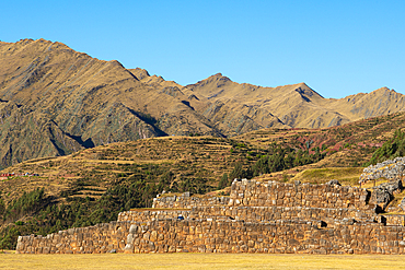 Archaeological site of Chinchero, Sacred Valley, Urubamba Province, Cusco (Cuzco) Region, Peru, South America