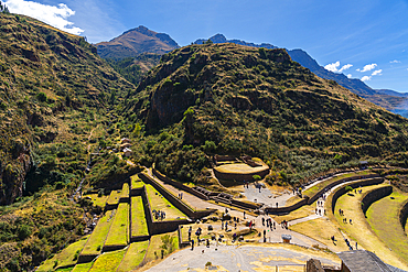 Archaeological site of Pisaq (Pisac), UNESCO World Heritage Site, Pisaq, Sacred Valley, Urubamba Province, Cusco (Cuzco) Region, Peru, South America