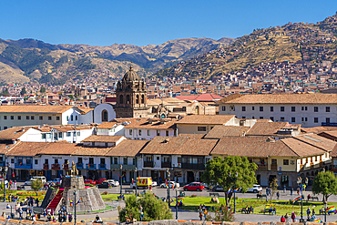 Basilica Menor de la Merced and Plaza de Armas, UNESCO World Heritage Site, Cusco (Cuzco), Cusco Province, Cusco Region, Peru, South America