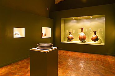 Interior of Museo de Arte Precolombino Museum, UNESCO World Heritage Site, Cusco (Cuzco), Cusco Province, Cusco Region, Peru, South America