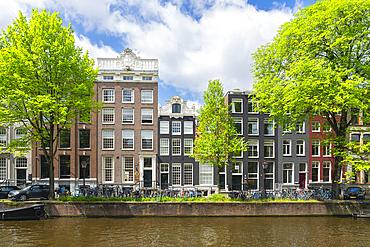 Houses by Herengracht canal, Amsterdam, The Netherlands