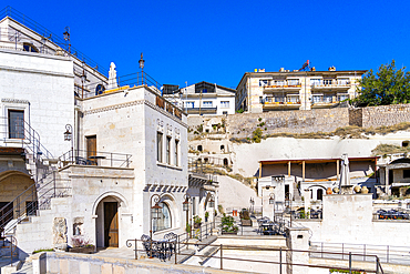 Grounds of cave hotel Nino Suites, Anatolia, Turkey, Asia Minor, Asia