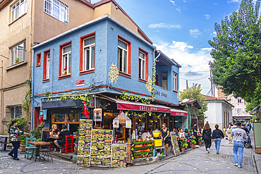 Cafe, Balat, Istanbul, Turkey, Europe