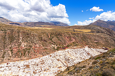 Maras salt marsh terraces, Salinas de Maras, Cuzco Region, Peru