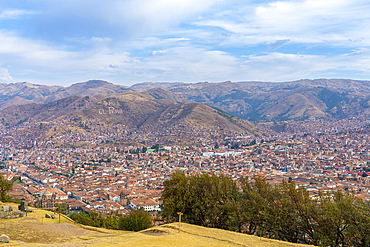 Elevated view of Cusco, UNESCO, Cusco Region, Peru