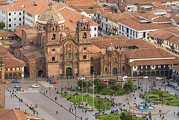 Church of the Society of Jesus at Plaza de Armas Square, UNESCO World Heritage Site, Cusco, Peru, South America