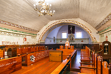 Interior of Cloister and Monastery of Santa Catalina de Siena, UNESCO World Heritage Site, Arequipa, Peru