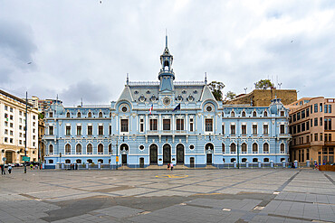 Edificio Armada de Chile at Plaza Sotomayor, UNESCO, Valparaiso, Chile