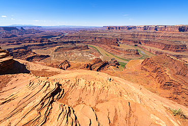 Bend of Colorado river at Dead Horse Point, Dead Horse Point State Park, Utah, USA