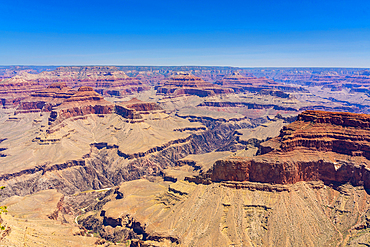 Grand Canyon, from Hermit Road, Grand Canyon National Park, UNESCO World Heritage Site, Arizona, United States of America, North America